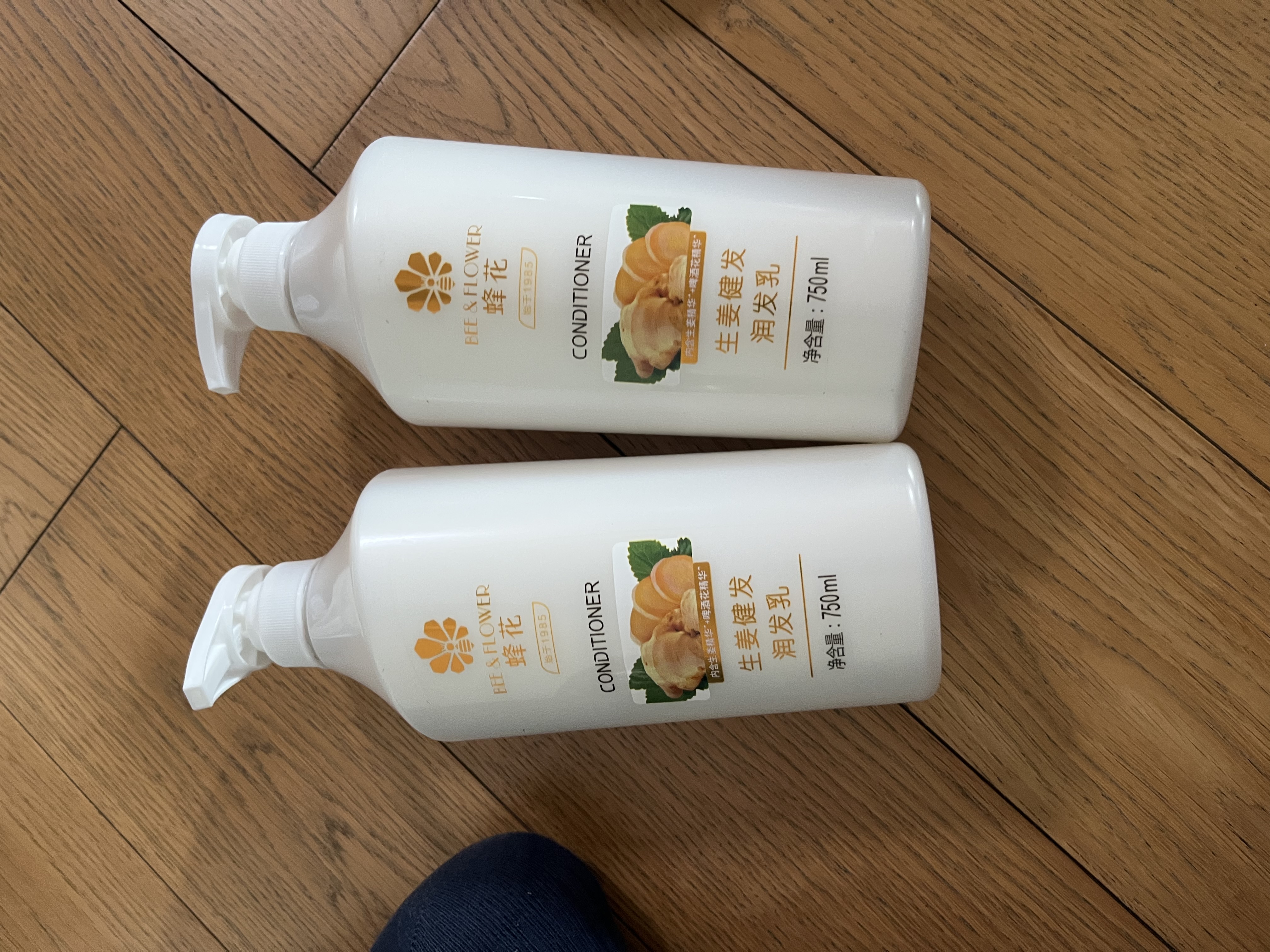 蜂花护发素无硅油生姜健发润发乳男女士修护干枯毛糙柔顺滑750ml 实拍图
