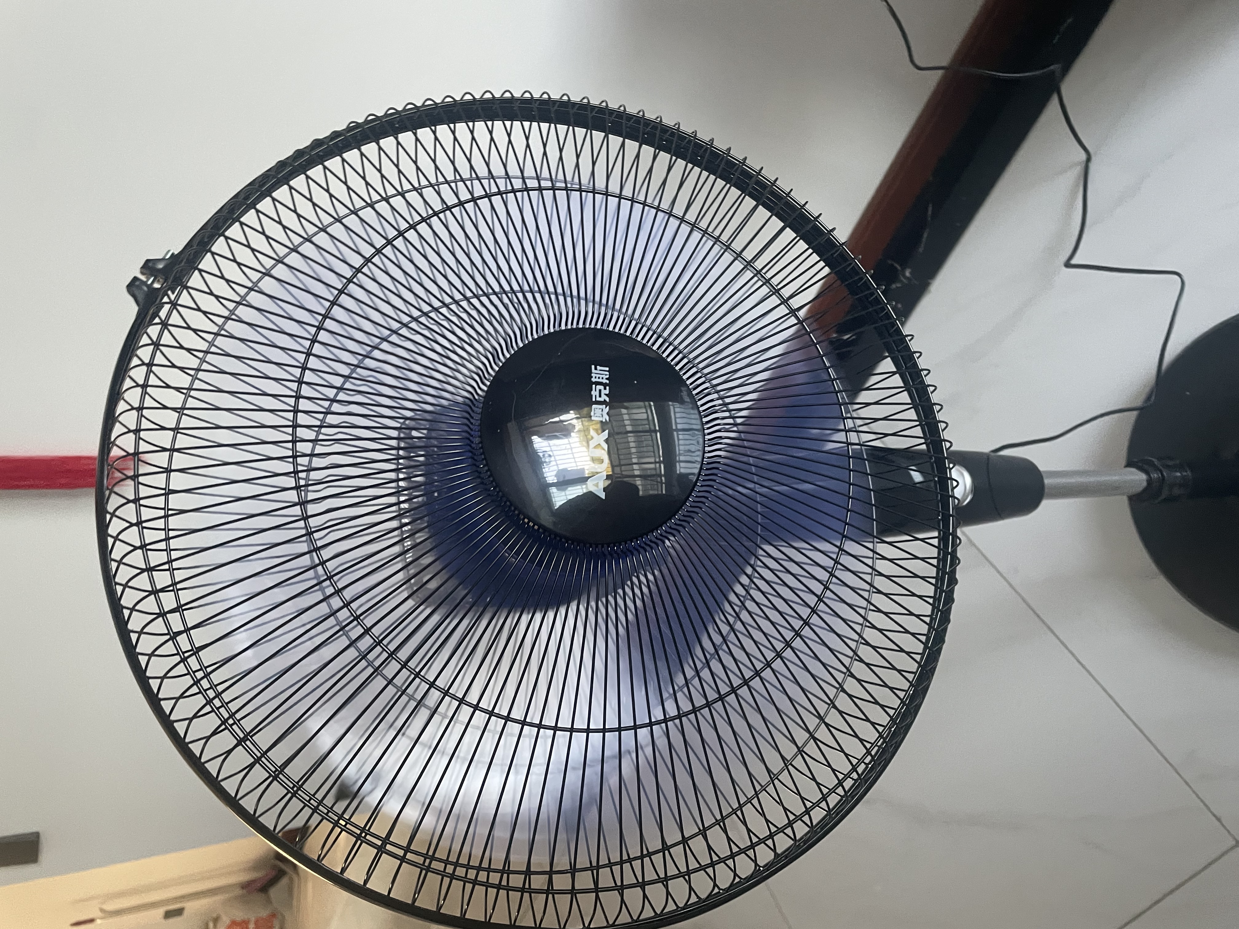 奥克斯（AUX）FS1613 电风扇/落地扇/空气流通/交流定频工业落地扇/工程家用风扇/五叶大风量风扇 实拍图