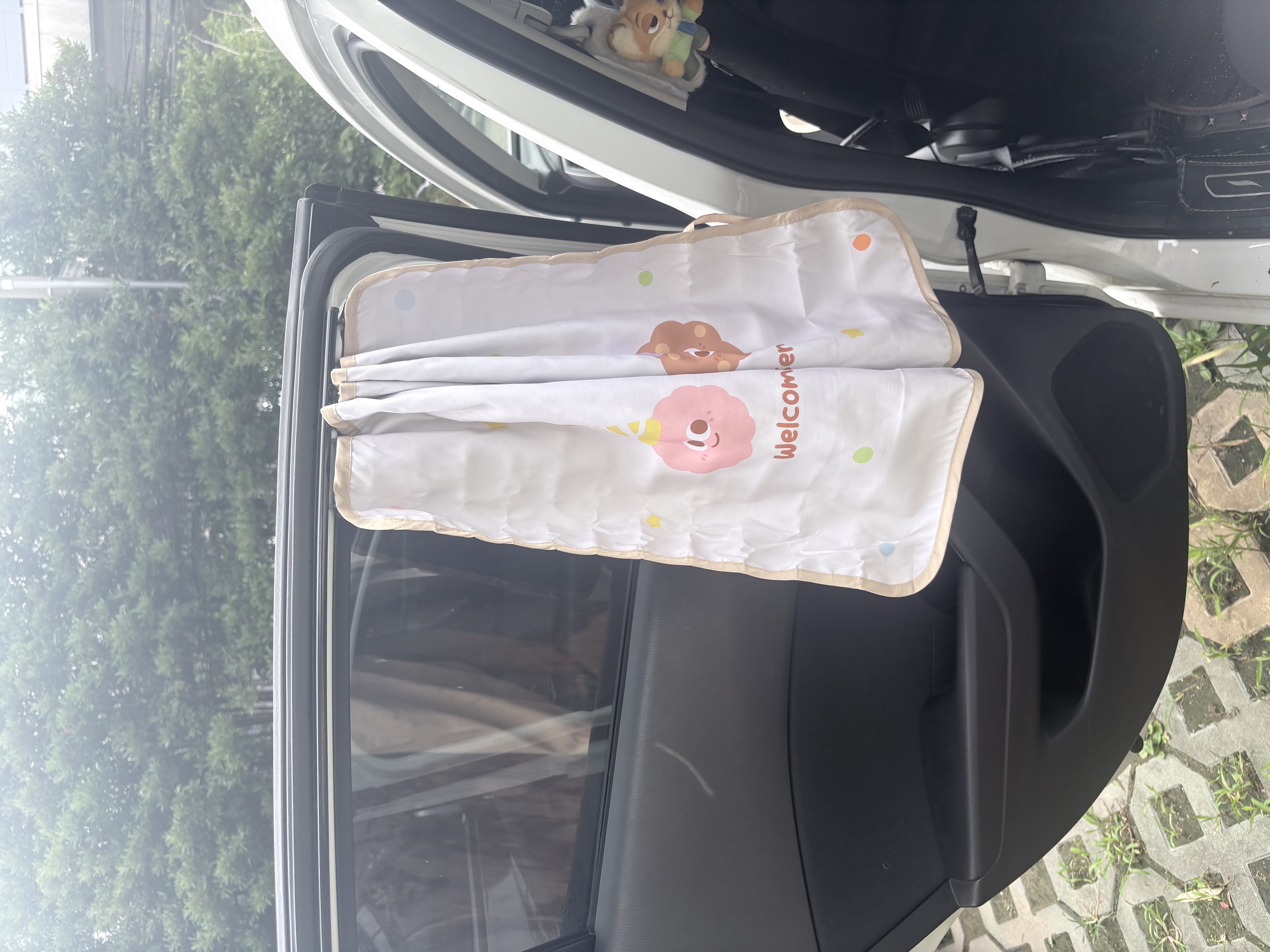 繁夏汽车遮阳帘隐私帘子防晒隔热挡窗帘宝宝挡光儿童车载卡通长途出行 实拍图