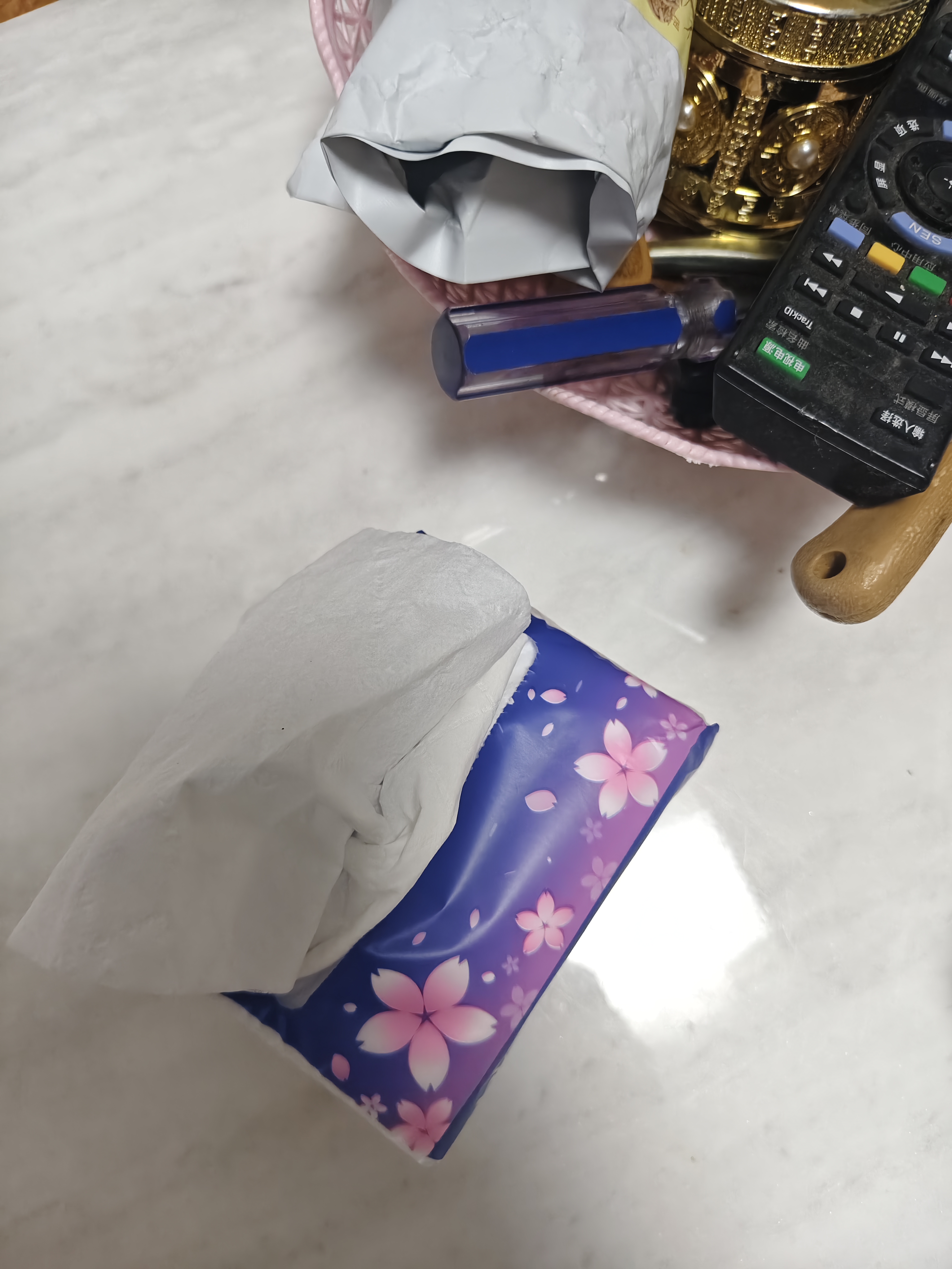 【真实惠】樱花原木抽纸餐巾纸面巾纸卫生纸家庭装实惠装 樱花原木抽纸 5层 240张*10包 实拍图