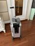 爱尔威（Airwheel）电动行李箱可骑行智能拉杆箱可坐可代步20英寸登机箱 豪华版一银 实拍图
