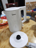 美的（Midea）电热水壶电水壶大容量家用烧水壶泡茶0涂层 食品级304不锈钢自动断电 双层防烫无缝内胆大功率 1.5L 【316L母婴材质】102-PRO 实拍图