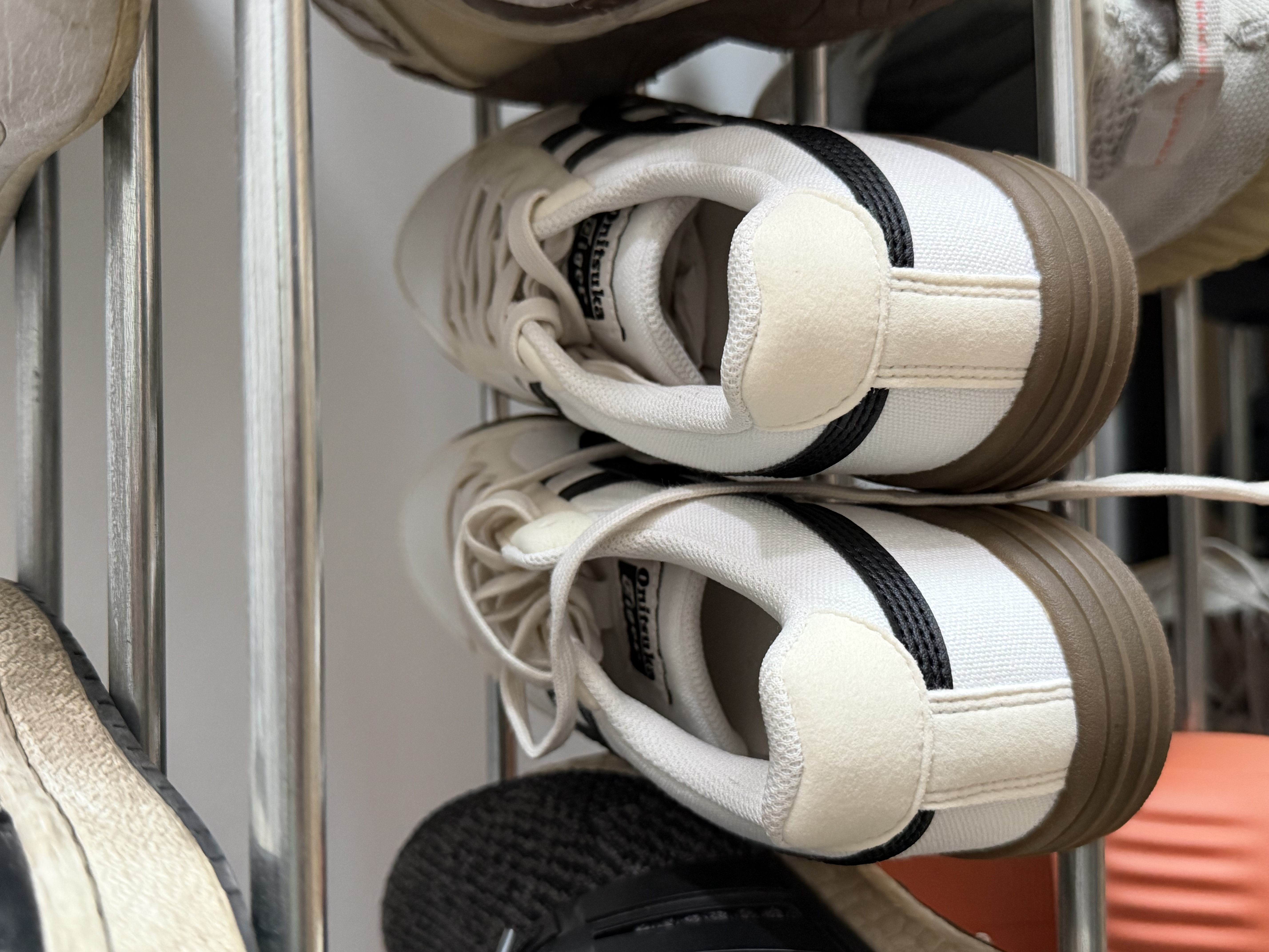 Onitsuka Tiger鬼塚虎板鞋情侣款低帮耐磨休闲鞋男ADVANTI 米色 37.5 实拍图