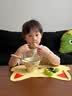 葆氏硅胶餐垫桌垫儿童零食垫带饭兜小学生专用食品级防水桌垫 实拍图