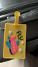 创意卡通旅行箱行李牌大白硅胶行李箱吊牌托运牌 蓝色风车 实拍图