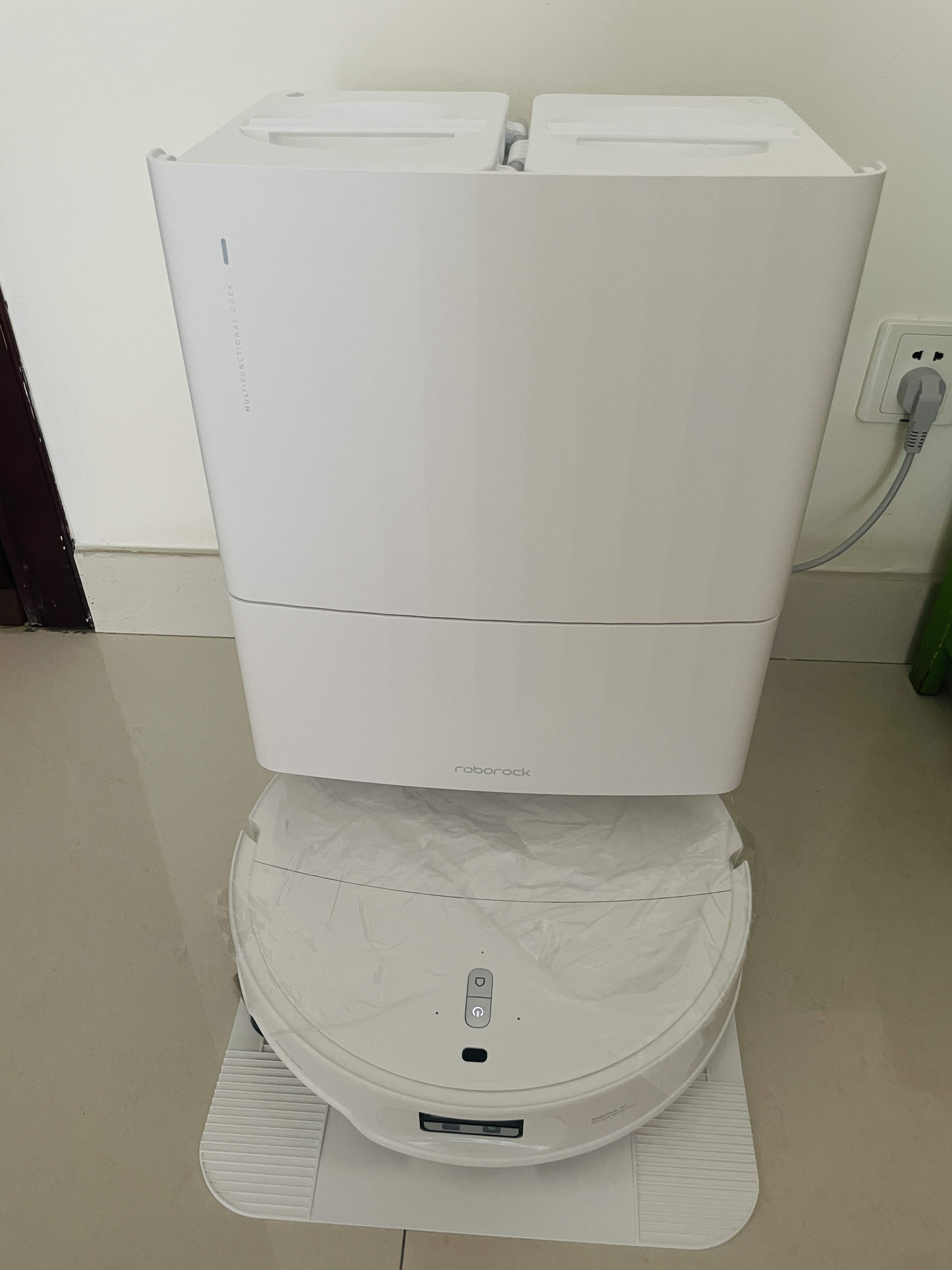石头（roborock）P20净立方 扫地机器人扫拖一体自动清洗最新款扫拖洗烘一体机 自动集尘热水洗拖布 实拍图