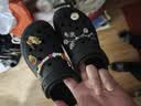 CROCS卡骆驰檀健次同款经典泡芙洞洞鞋轻便舒适男女同款花园鞋|207521 黑色-001(含智必星) 41 /42(260mm) 实拍图