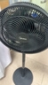 美的（Midea）【超级单品】七叶轻音立式电风扇家用柔风落地扇台式桌面小型风扇大风量节能摇头宿舍电扇 SAF30AB 实拍图