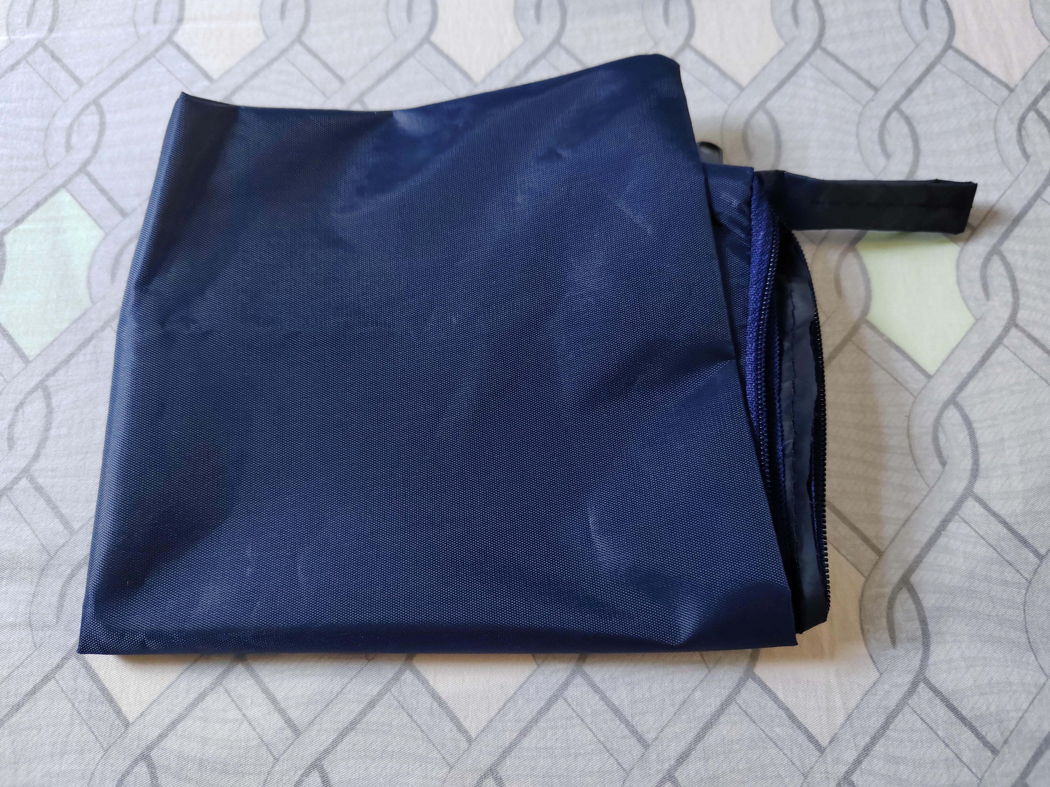优品卫雨衣包袋子收纳包雨披牛津布包雨披收纳袋 大号38*33藏黑色防水包 均码 实拍图