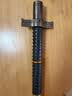 野人谷【终身包换】实心甩棍打狗棒防狗防身武器合法随身伸缩棒安防安保 格挡棍32寸黑全长75CM-硬度高 实拍图