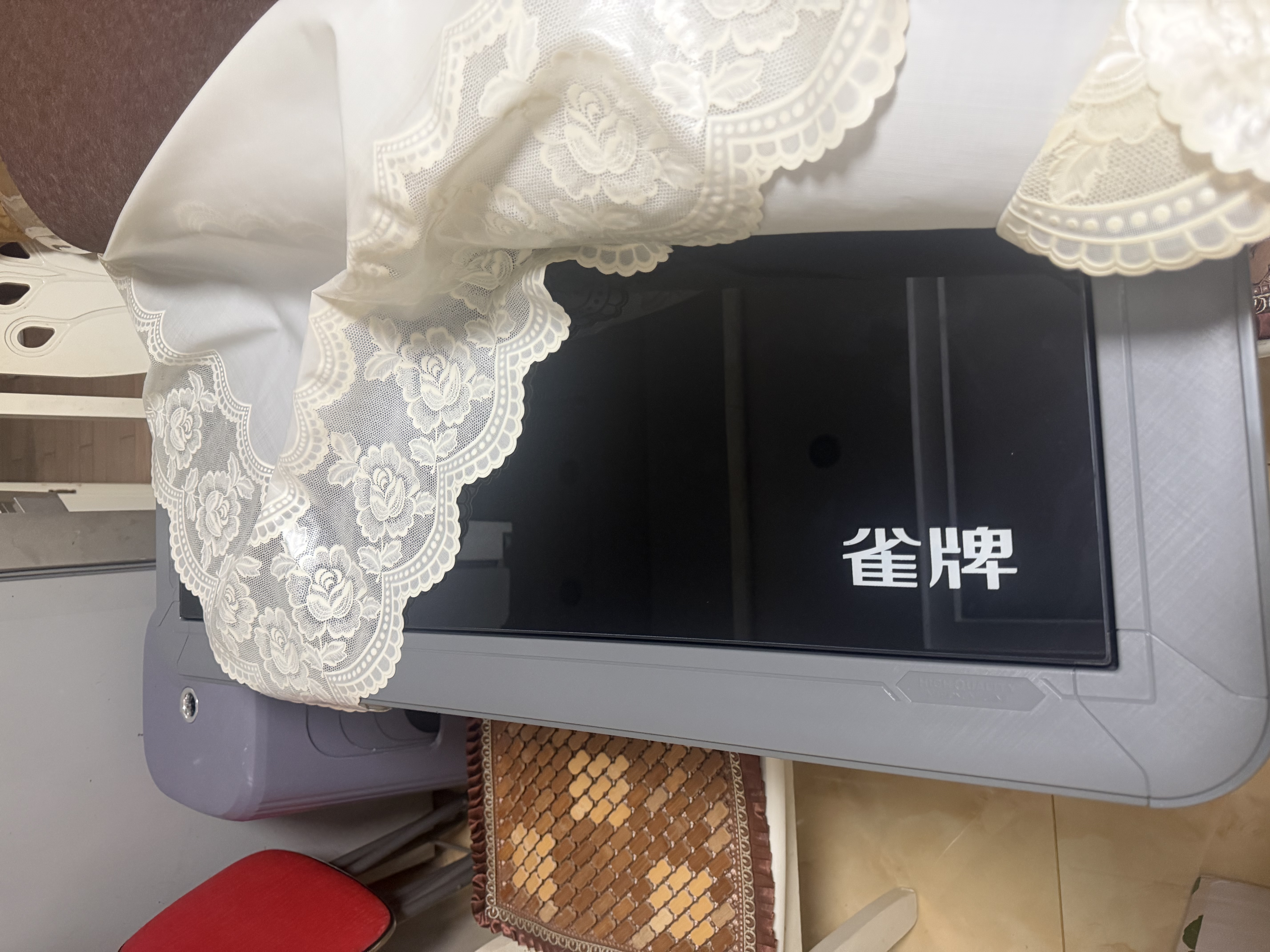 雀牌【防侧翻万次不卡牌】麻将机全自动最新款电动折叠餐桌一体家两用 31【低音超薄A5机芯+钢化玻璃框+厚绒】一键降噪+仿玉 请联系客服选择麻将牌大小 实拍图