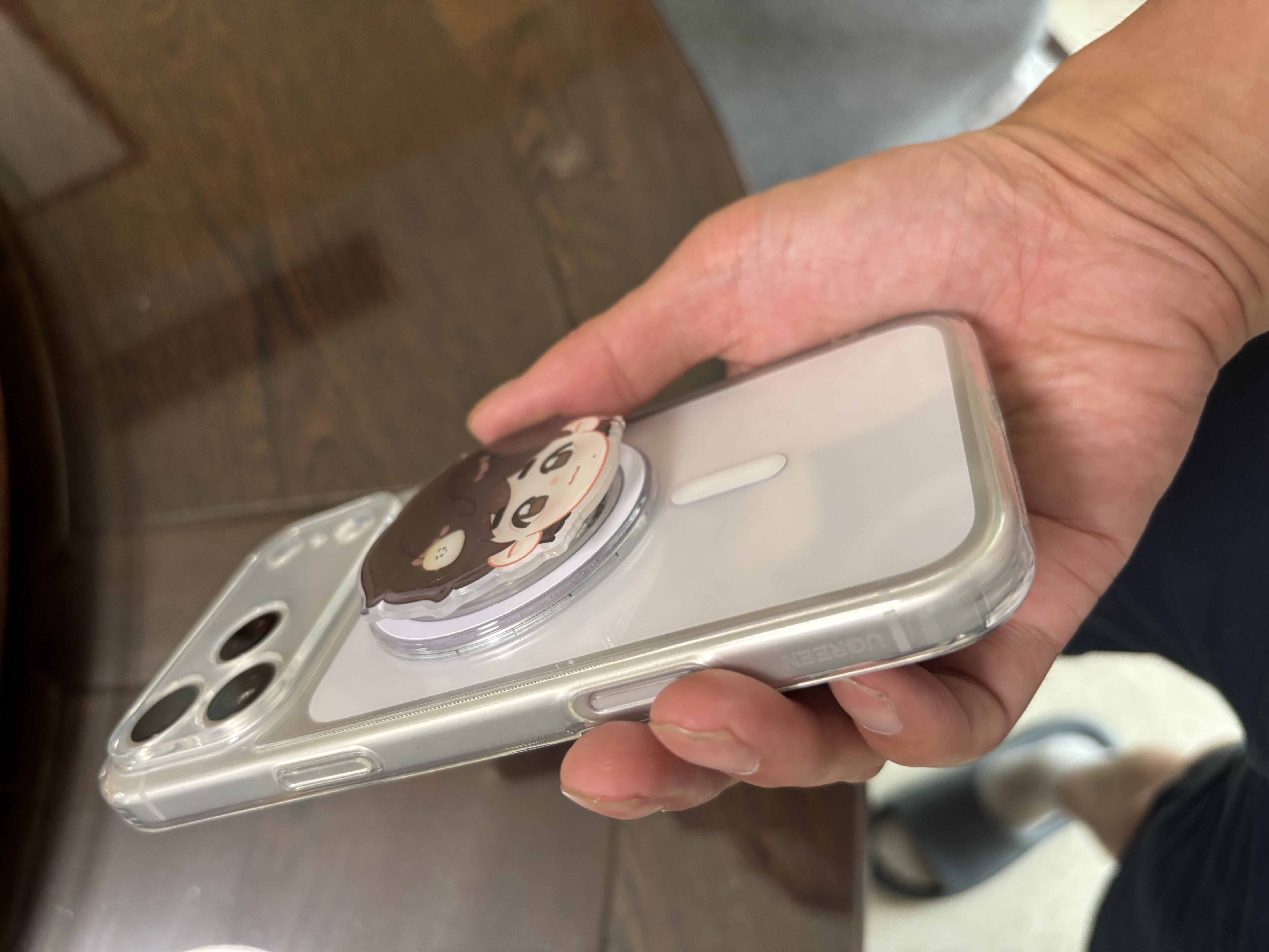 绿联【相机键全包|软边不伤机】适用iphone17ProMax手机壳苹果17ProMax保护套磁吸超薄气囊防摔全包 实拍图