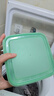 宜家（IKEA）PRUTA普塔塑料保鲜盒冰箱食品级收纳盒上班族饭盒便当盒 绿色附盖食品盒17件套 实拍图