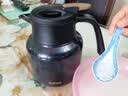 苏泊尔（SUPOR）保温壶316L不锈钢泡茶壶家用热水瓶大容量焖茶壶保温水壶闷暖水壶 丹泉蓝-1.6L【有茶仓】焖泡壶 实拍图