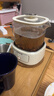 九阳（Joyoung）净萃养生壶迷你家用全玻璃煮茶器 轻音炖煮 1L办公室0金属0胶水恒温烧水壶 WY103 实拍图
