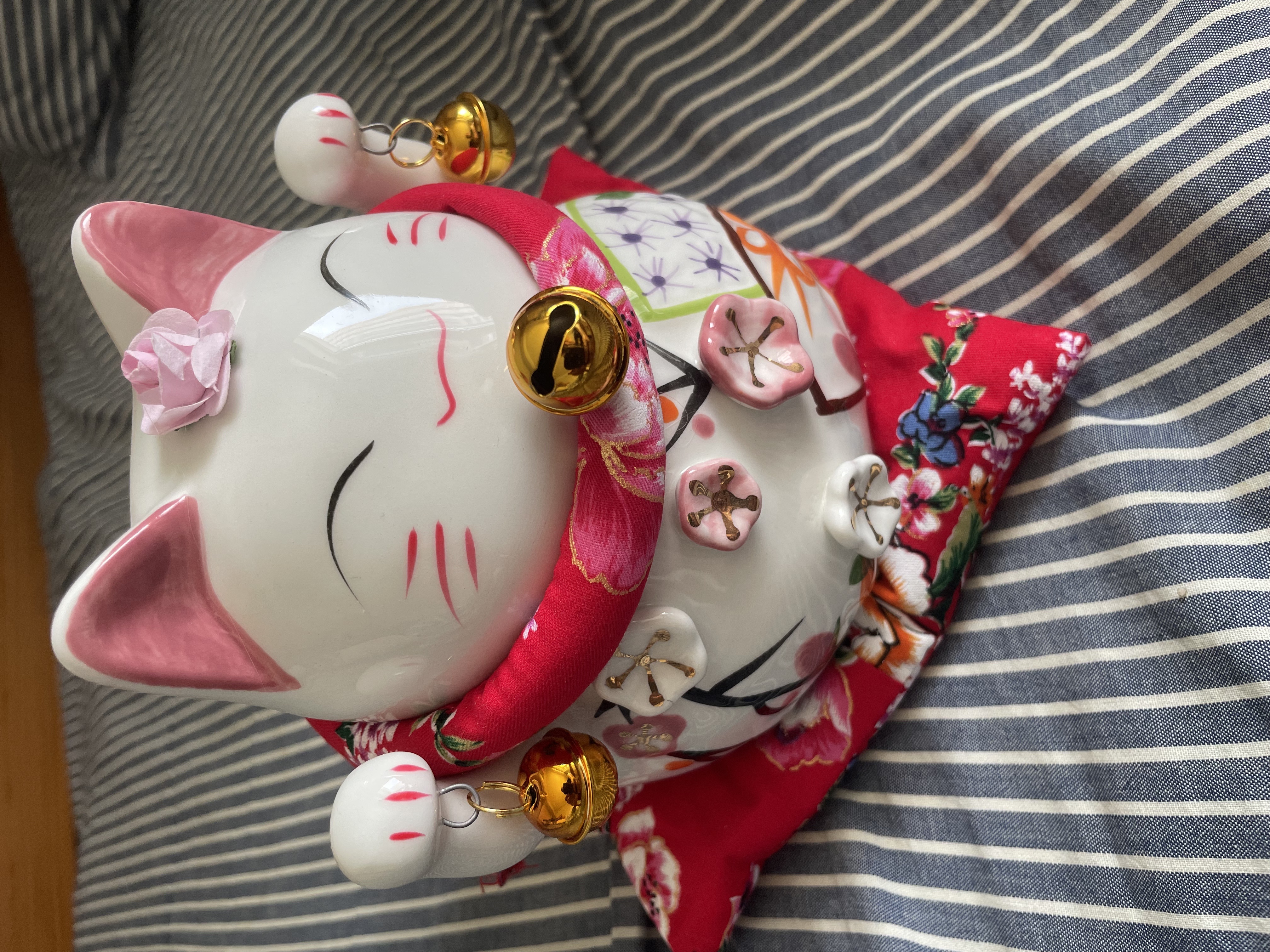 侑家良品八方來财招财猫自动摇手客厅摆件乔迁礼物电池款10寸礼盒装 实拍图