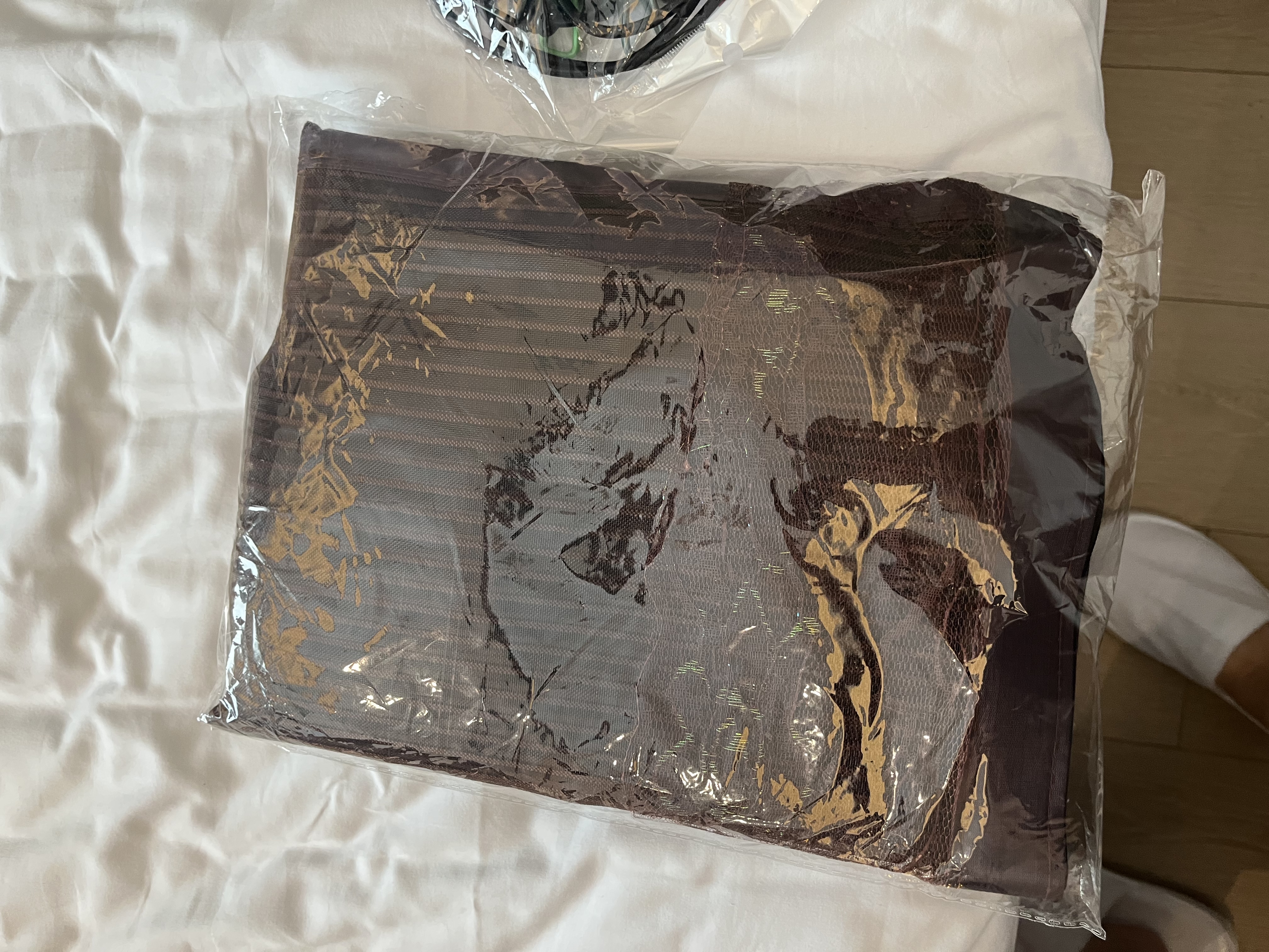皓梵洁（HAOFANJIE）防蚊门帘防蚊虫入户门全磁吸免打孔2026新款纱门帘帘子防蚊纱窗网 80*190cm【金刚网条纹咖色】 实拍图