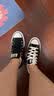匡威（Converse）All Star夏季经典帆布男女低帮休闲运动鞋黑色101001 101001/黑色 36.5 实拍图