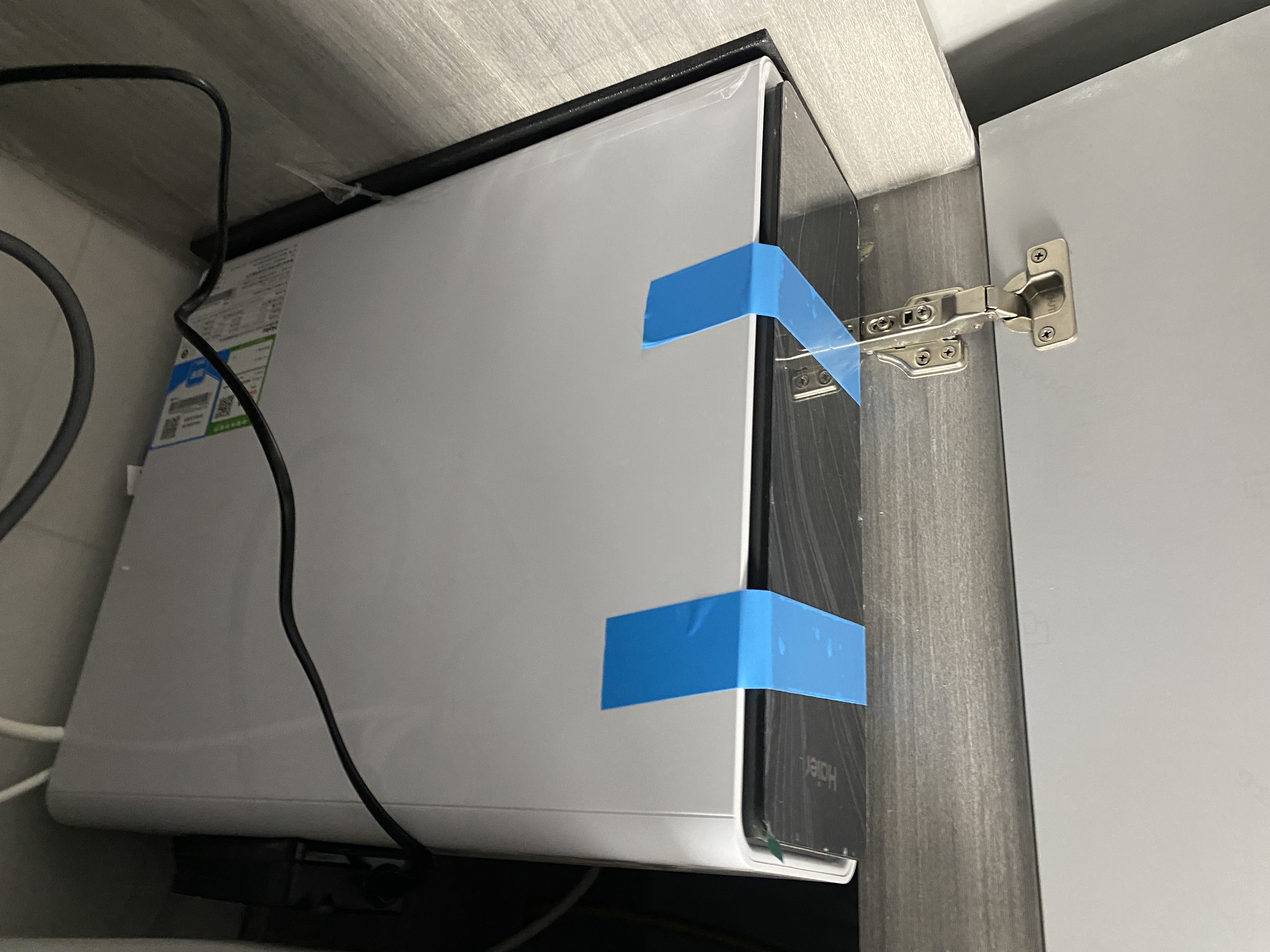 海尔（Haier）鲜活水管线机套装【R793D2U1净水器+温热款管线机0硅胶管路HGRZ2312】瞬时1400G 6年RO膜 实拍图
