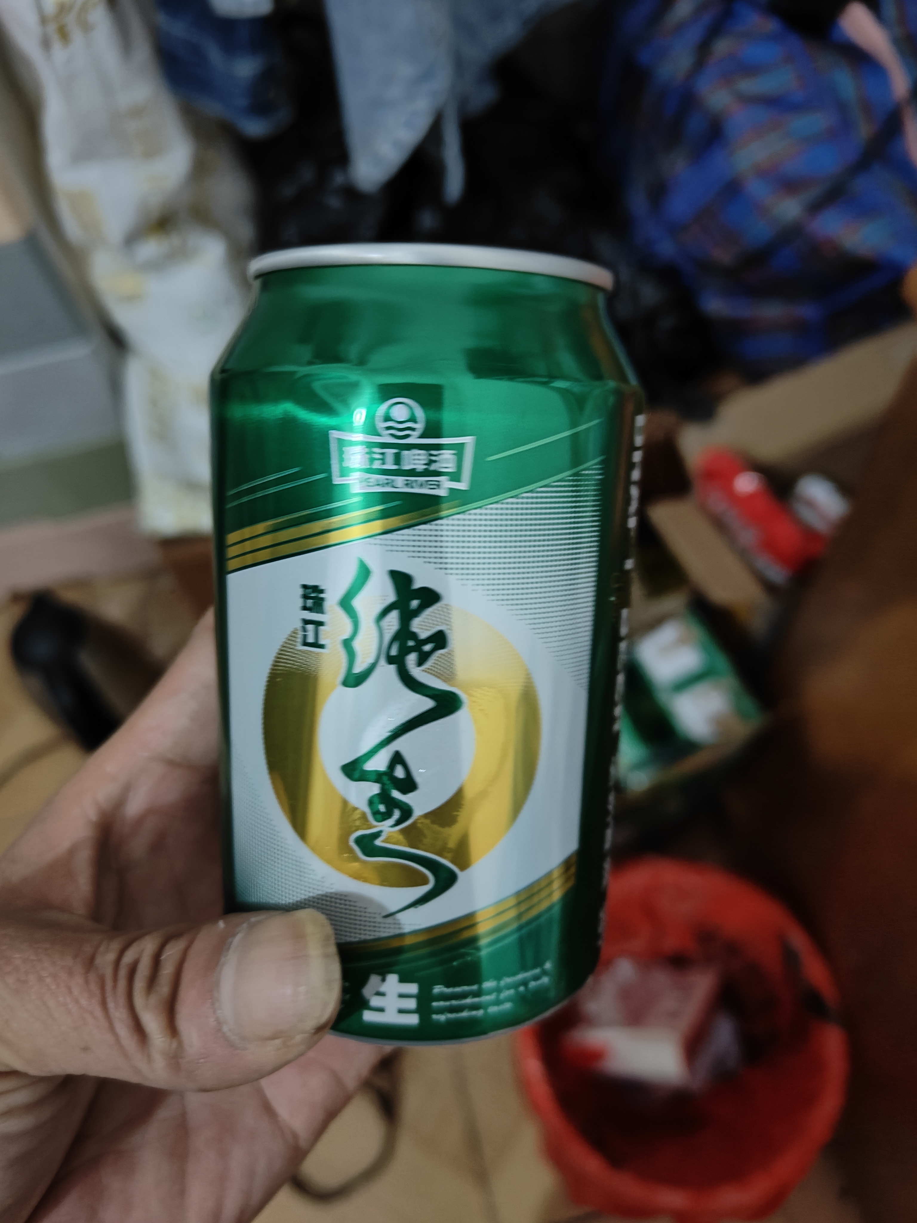 珠江啤酒（PEARL RIVER）9度 纯生啤酒 330ml*24听 整箱装 京东自营 鲜爽解腻 实拍图