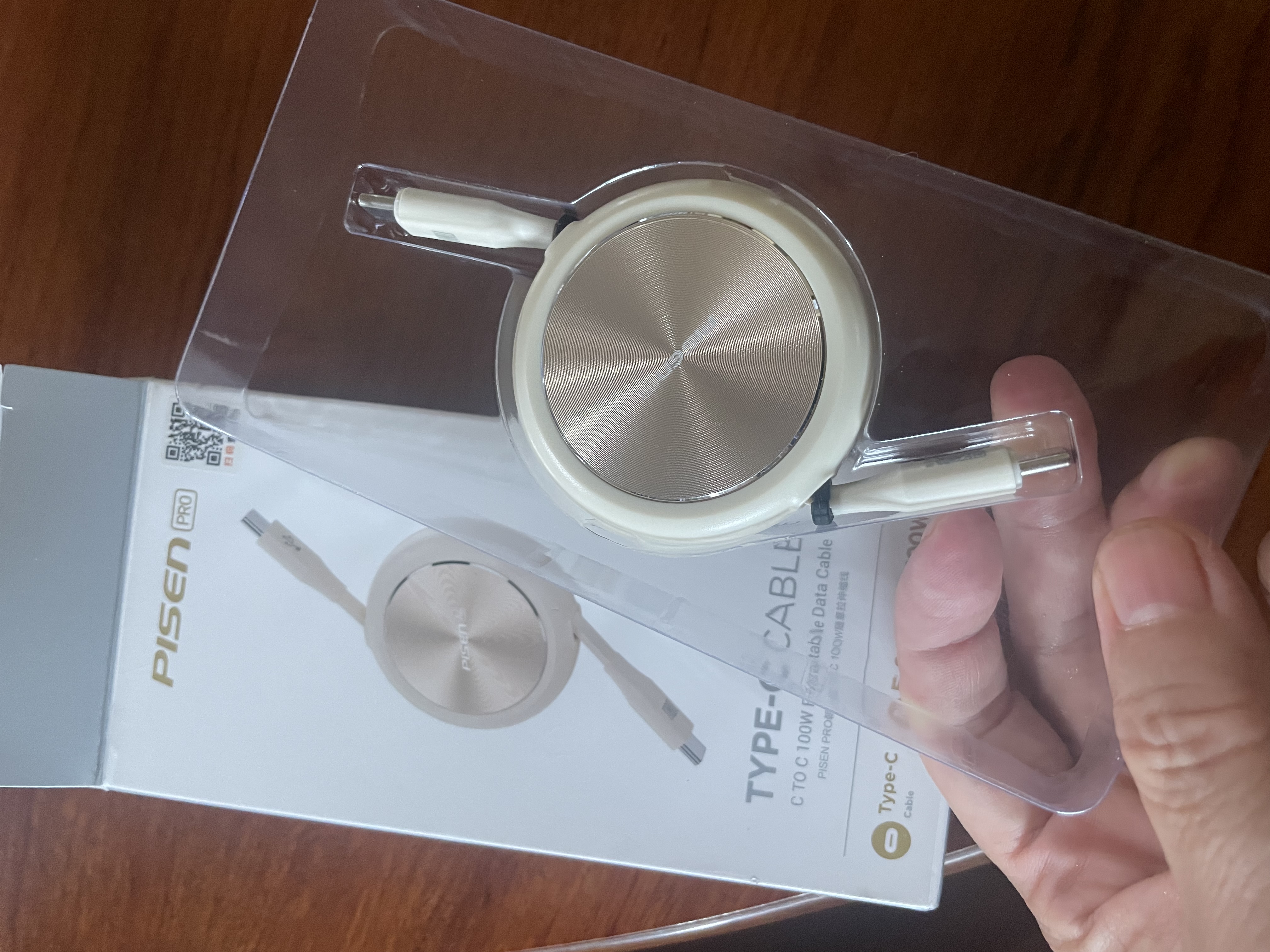 品胜双头Type-C数据线PD100W伸缩苹果17充电线车载快充适用iPhone15/16华为小米手机iPad笔记本mac电脑 实拍图