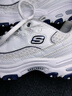 斯凯奇（Skechers）七夕情人节礼物小白熊女鞋夏季厚底百搭老爹鞋熊猫鞋休闲运动鞋 实拍图