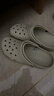 卡骆驰（CROCS）经典洞洞鞋轻便百搭女沙滩鞋包头拖鞋男鞋|10001 骨白色-2Y2(含智必星) 36 /37(220mm) 实拍图