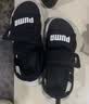 彪马（PUMA）透气魔术贴沙滩运动凉鞋男女款夏季休闲拖鞋SANDAL395429 黑色-白-07 38 实拍图