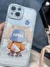 奶小鸭 适用苹果13手机壳 iphone13保护套镜头全包硅胶防摔超薄创意卡通简约网红软壳男女款 远峰蓝 实拍图