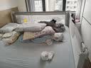 丸丫K2床围栏婴儿围栏防摔床护栏床上护栏防摔挡板免打钉三面1.8+2+2 实拍图