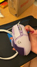 罗技（G） G502 HERO主宰者 有线鼠标 游戏鼠标  g502hero  可配重HERO引擎 礼盒送男友 RGB炫彩灯光 G502H星河紫+鼠标垫 实拍图