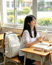 唐狮书包初中女生2026新款高中小学生大容量旅游轻便双肩包高颜值背包 实拍图