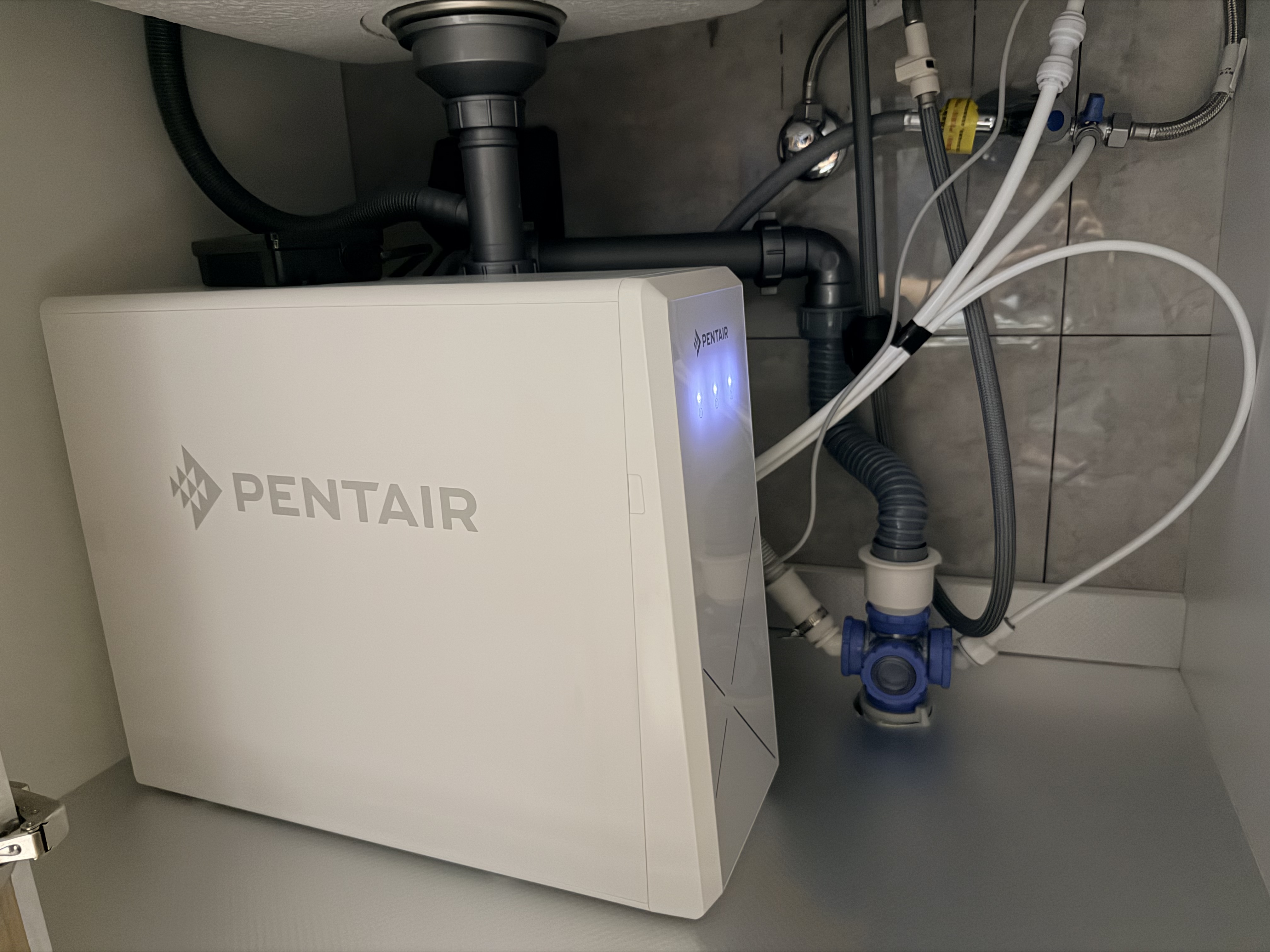 滨特尔（pentair）净水器家用净水机自来水过滤器5年RO反渗透0阻垢厨下式直饮机大流量 2.93L/min 净饮机 【热销爆款】EZ5000净水器 实拍图