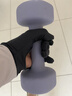 Keep哑铃女士健身家用彩色浸塑环保手铃亚铃全身塑形紫灰色3kg*2 实拍图
