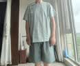 芬腾睡衣男100%纯棉夏季薄款T恤运动外穿男士睡衣家居服 实拍图