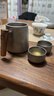 TILIVING（钛立维）纯钛旅行茶具快客杯户外便携功夫茶具泡茶套装一壶二杯 纯钛旅行茶具套装（带收纳盒） 实拍图