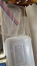 美丽雅一次性快餐盒方形750ml*50套 食品级外卖打包野餐盒可微波带盖 实拍图