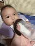 世喜新生儿奶瓶0-6个月婴儿大宝宝玻璃PPSU奶瓶防胀气仿母乳奶嘴套装 【玻璃】240ml组合（3-9月） 实拍图