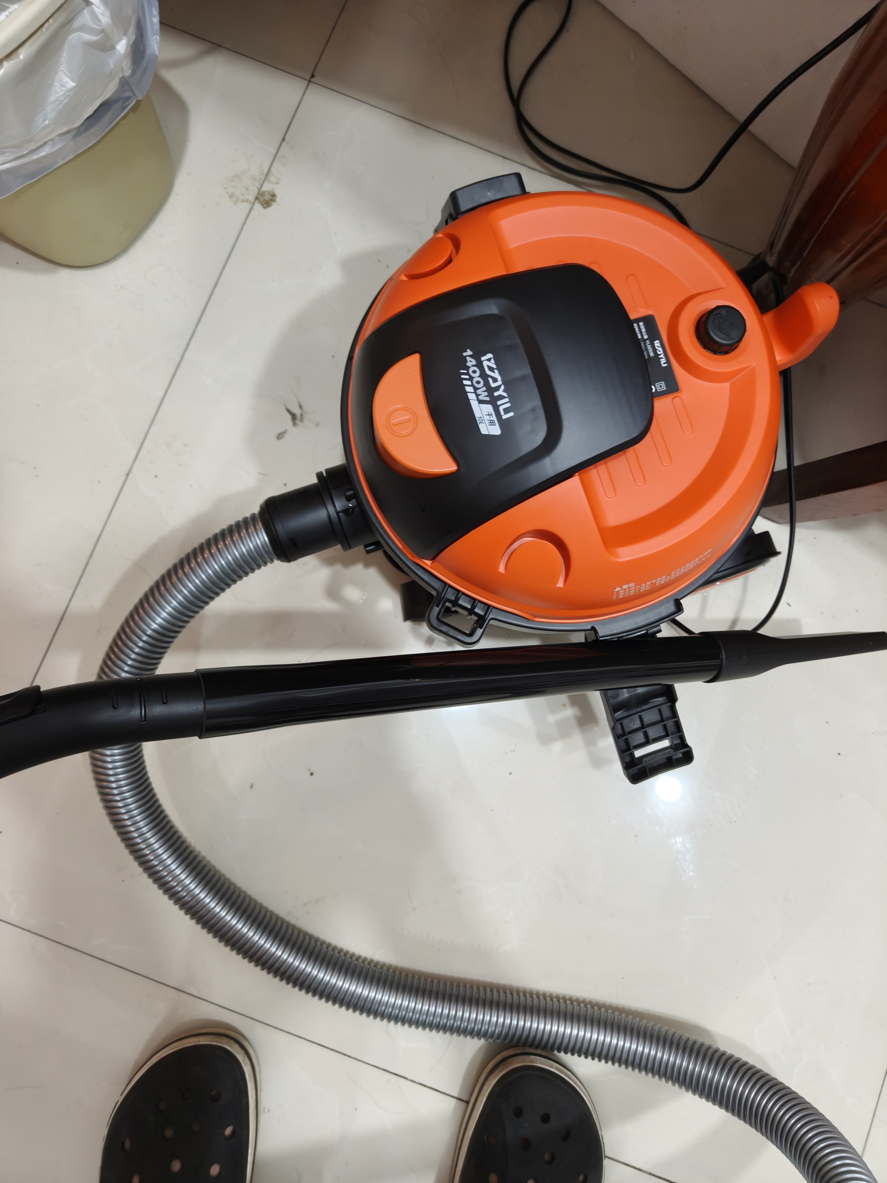 亿力吸尘器车载家用手持桶式22000pa超强大吸力工业开荒保洁地毯床上强力吸猫毛小型除尘神器6253-10L 实拍图