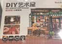 若态若来diy小屋小熊餐吧手工拼图积木儿童玩具生日七夕情人节礼物女 实拍图