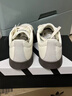 adidas ENTRAP美式校园风运动少年感复古篮球风板鞋男女阿迪达斯   白色/暗银金属/树脂黄   40.5 实拍图