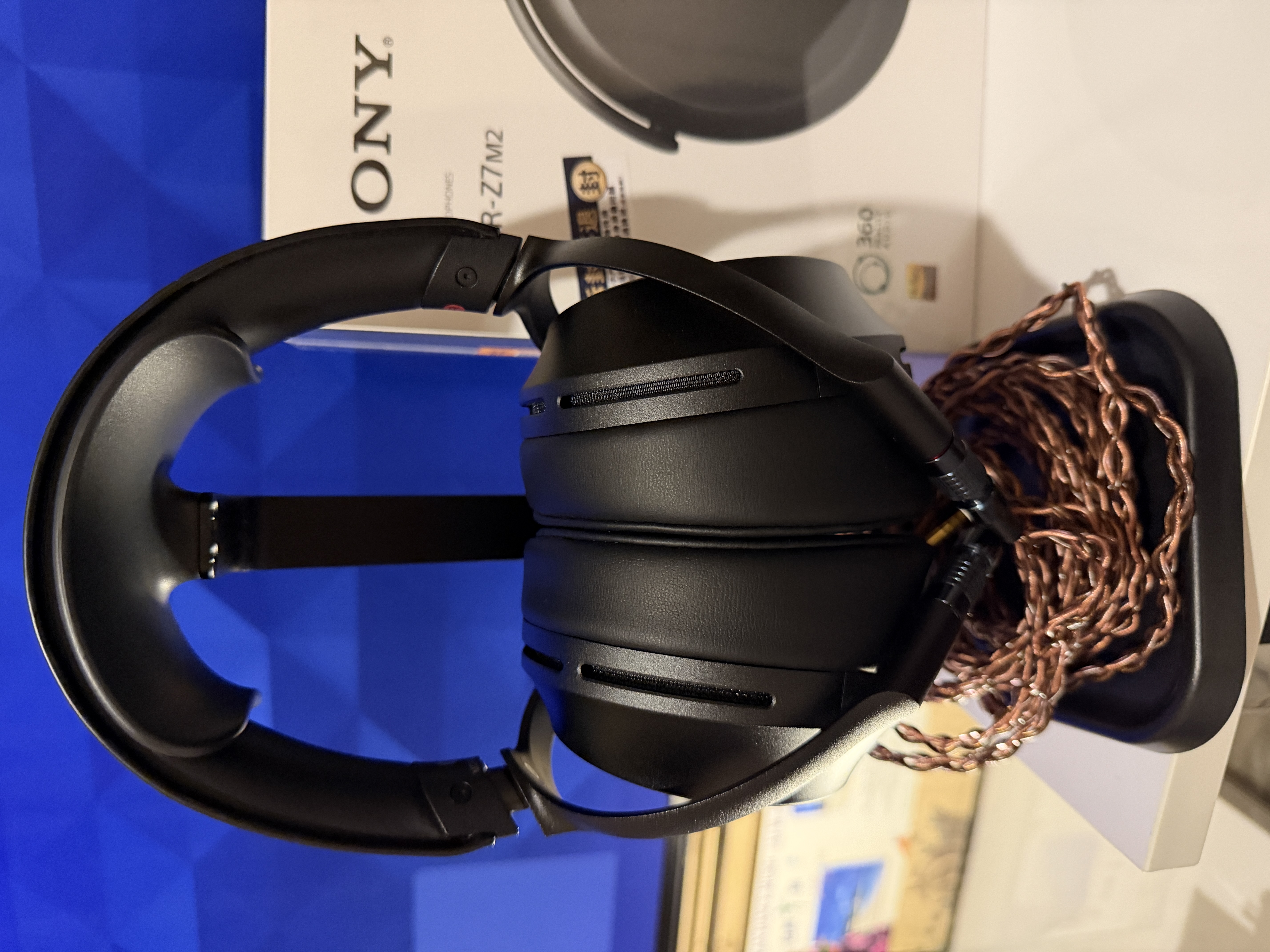 索尼（SONY） MDR-Z7M2 头戴式4.4平衡HIFI高解析耳机Z7升级版监听耳机旗舰动圈 MDR-Z7M2 黑色 实拍图