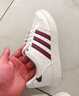 adidas NY 90 STRIPES经典运动板鞋男女阿迪达斯三叶草   汉玉白/红色/金色   37 实拍图
