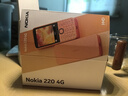 诺基亚（NOKIA）220 4G 移动联通电信全网通 2.8英寸双卡双待 直板按键手机 老人老年手机 学生手机 橘色 实拍图