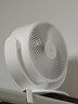 米家小米直流变频循环扇 3D摇头台式桌面电风扇空气循环扇小风扇 米家APP100挡调节 可充电宝供电 实拍图