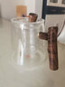 极简造物木把玻璃茶壶过滤泡茶壶茶水分离功夫茶具家用电陶炉煮茶器红茶壶 600mL壶【树枝把】+4杯 实拍图