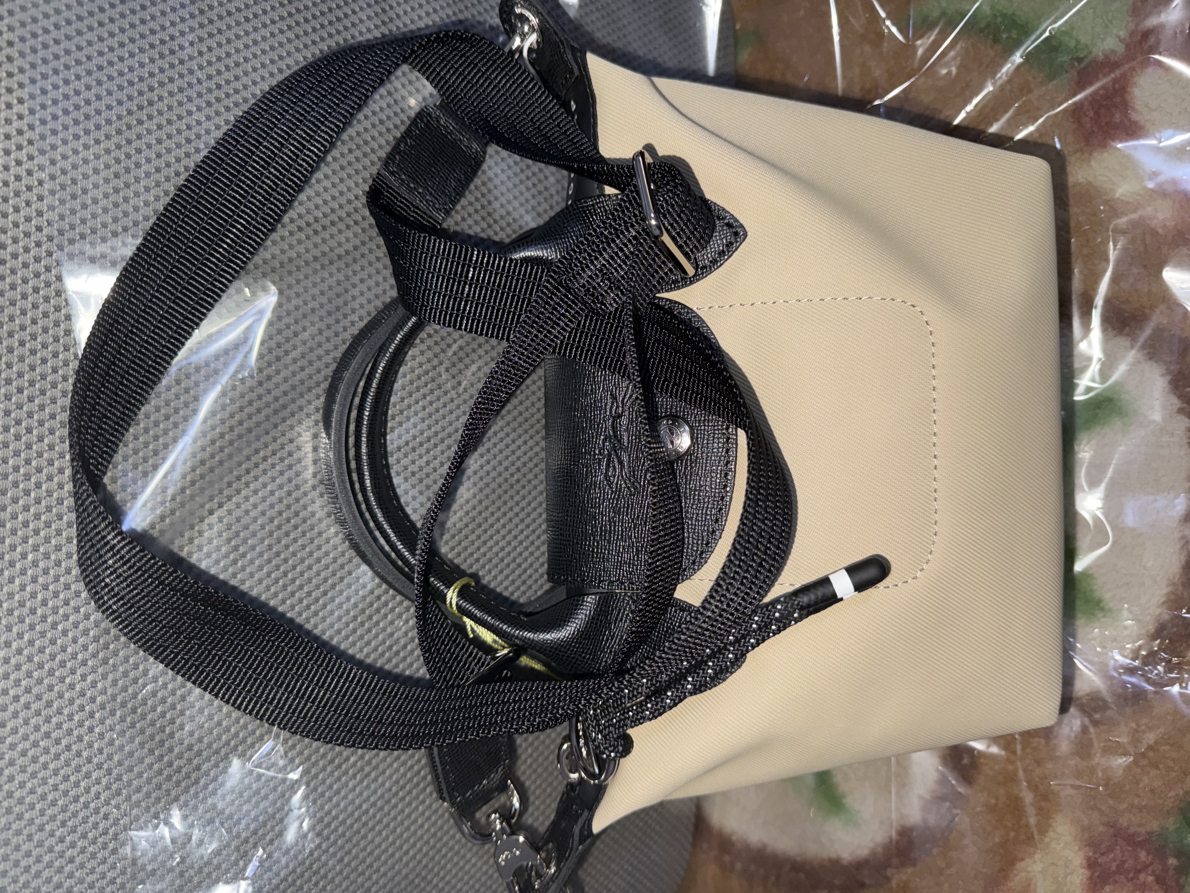 LONGCHAMP珑骧Le Pliage Energy系列男女同款mini手提包饺子包斜挎包 实拍图