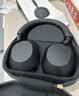 索尼（SONY）WH-1000XM5 头戴式无线蓝牙降噪耳机 AI主动降噪 网课游戏生日七夕情人节礼物送男女友学生孩子 黑色 实拍图