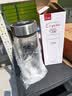 希诺玻璃杯单层加厚大容量家用办公泡茶杯子男车载水杯XN-6017L 530mL 实拍图