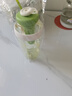 【京东物流】水杯冰霸吸管杯高颜值学生茶水分离大容量杯子 肚肚杯1个-浅绿色 实拍图